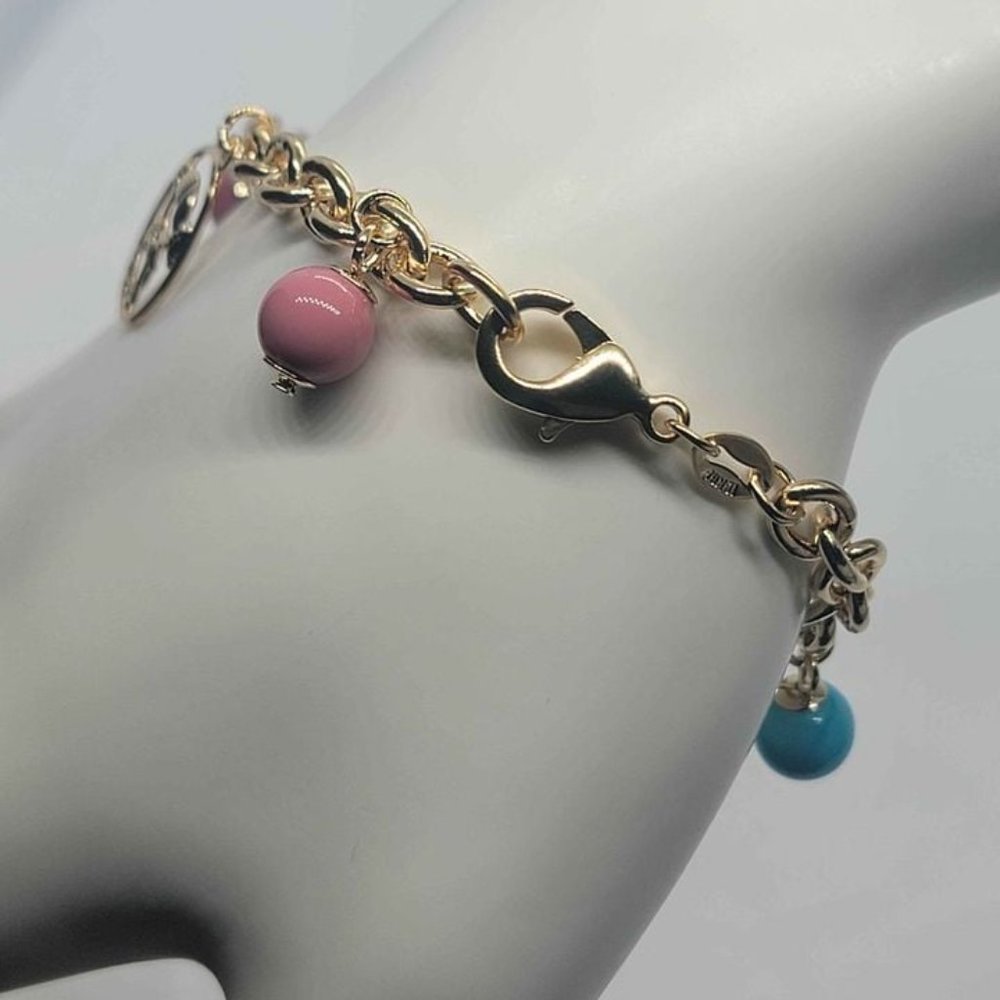 Brand New Brazilian 18k Gold Filled Daughter & Son Bracelet - Picture 3 of 4